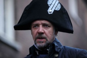 Russell Crowe stars as Captain Crunch in "les Miserables".